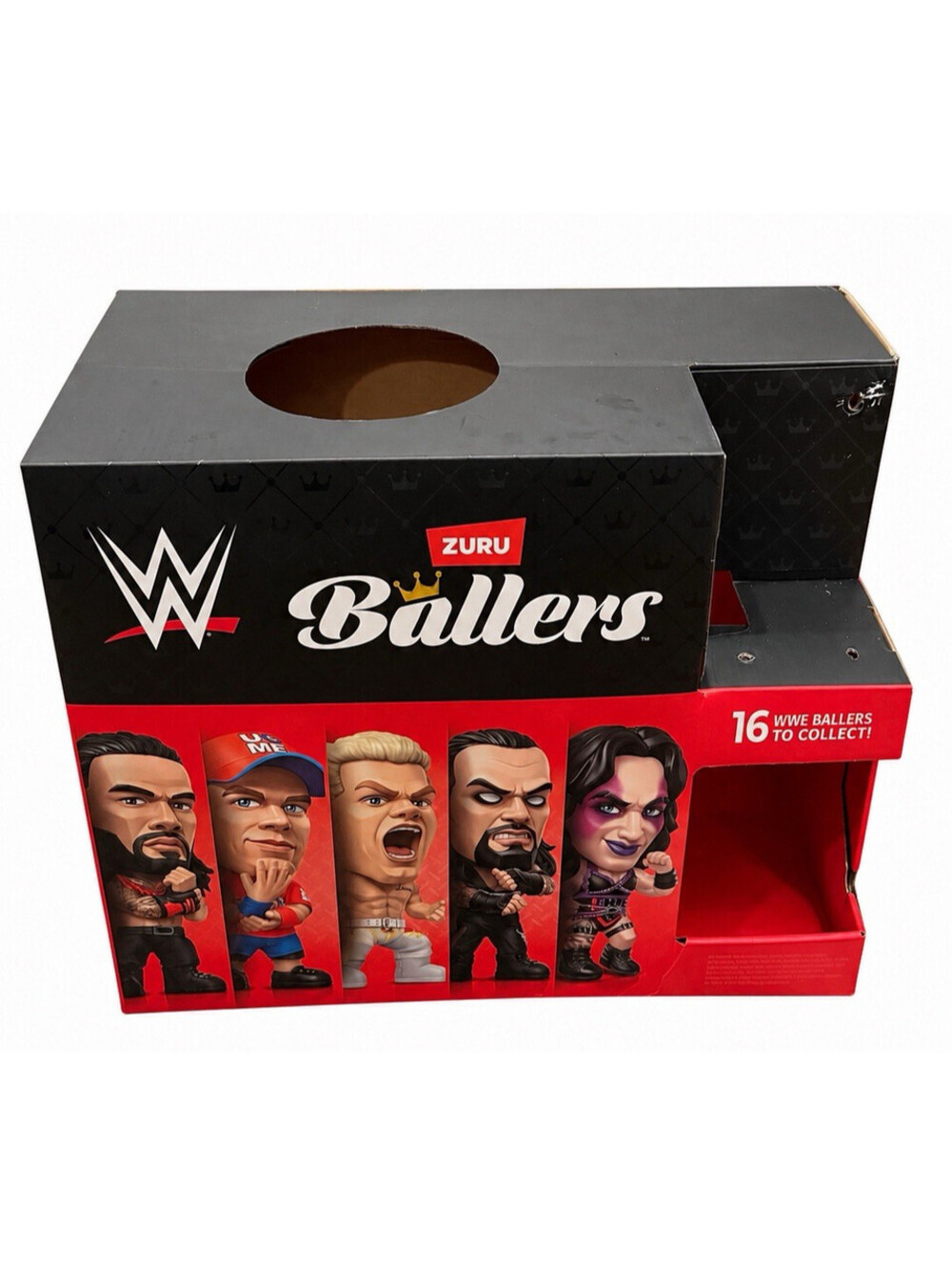 ZURU WWE Ballers Store Counter Display Retail Display Box Empty Promo Series 1